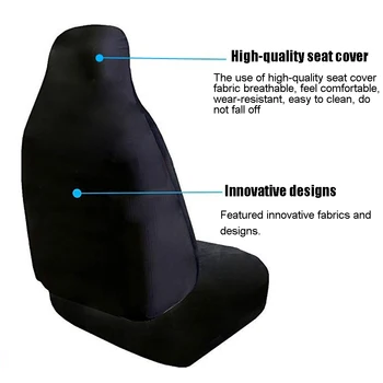 Universalus 3D Vilkas Spausdinti Automobilių Sėdynės Padengti Poliesterio Audinio Tamprumo Auto Sėdynės Pagalvėlės Raštas Padengti Automobilių VISUREIGIS