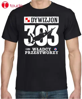 Skyriaus 303 Eskadronas Skyriaus Lenkija Mens Lenkijos Patriotinio T-Shirt 2019 M. Vasarą Kpop Mados Atsainiai Marškinėliai, Hoodies