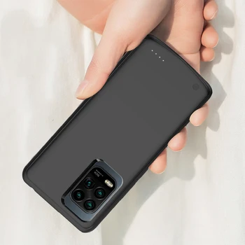 6800mAh Nešiojamų Telefono Maitinimo Apmokestinimo Atveju Xiaomi Mi 10 Lite PowerBank Padengti Atsarginės Baterijos Kroviklis