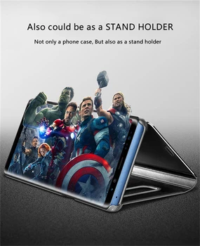 Huawei Honor 20 pro 8X MAX Atveju Pabusti, Veidrodis, Flip Atveju Sunku Prabanga Pilnas draudimas 