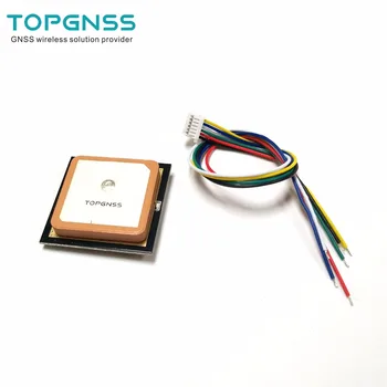 TOPGNSS 3.3-5V TTL UAR GPS Modue GN-801 GPS ir GLONASS dual mode M8n GNSS Antenos Modulis Imtuvas , built-in FLASH,NMEA0183 FW3.01