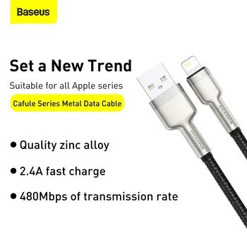 Baseus 2.4 USB Kabelis, Skirtas 