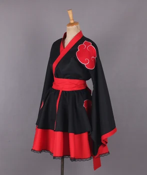 Anime Naruto Shippuden paskutinis Akatsuki Lolita dress Cosplay Kostiumų individualų užsakymą