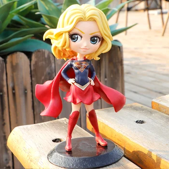Disney Nauja Supergirl Mielas didelėmis akimis Veiksmų Skaičius, Modelis Anime Mini Apdailos PVC Surinkimo Statulėlės Žaislo modelis mergaitė dovana