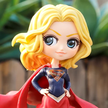 Disney Nauja Supergirl Mielas didelėmis akimis Veiksmų Skaičius, Modelis Anime Mini Apdailos PVC Surinkimo Statulėlės Žaislo modelis mergaitė dovana
