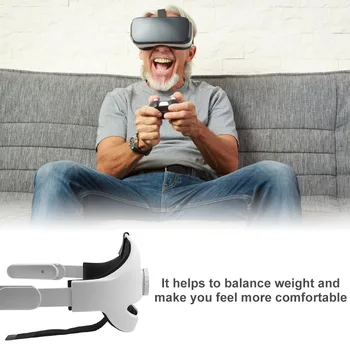 Galvos Dirželis VR Elito Dirželis Reguliuojamas pagal Oculus Quest 2 Komfortą Pagerinti Remti Forcesupport Realybės Prieigos Padidinti Virtualios