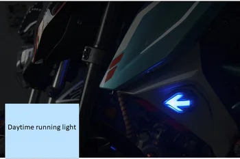 1Pair Dvasia žvėris krypties motociklo posūkio signalo lemputė led mirksi moto 12V vandeniui