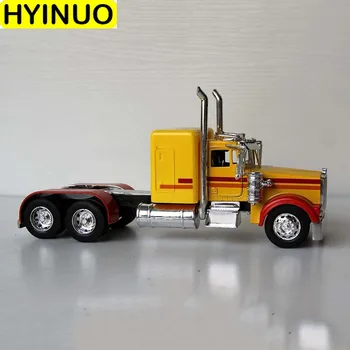 1/32 mastelis klasikinis metalo lydinio sunkvežimių galvos transporto modeliavimas diecast automobilio salono reikmenys, modelį, žaislų, dovanų rinkimu rodyti