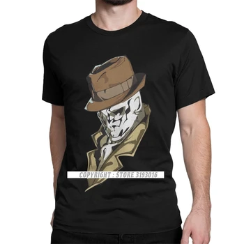 Rorschach Krūtinė Budėtojai Vyrų Topai Marškinėliai Vyrams Veiduką Dr. Manhattan Naujų Alan Moore Medvilnės Tees O Kaklo Camisas T Shirts