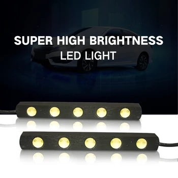Eagle eye LED automobilio dienos šviesos, led dienos šviesos, didelės galios LED 5 šviesos, dienos šviesos, ryškus led balta šviesa