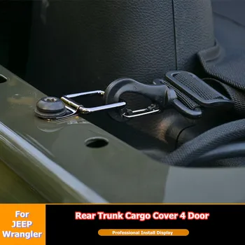 Galiniai bagažo skyriaus Dangtis Security Shield Padengti Jeep Wrangler JK 4 Durų 2007-2017 Anti-Theft Apsauga, Privatumo Skaidinį