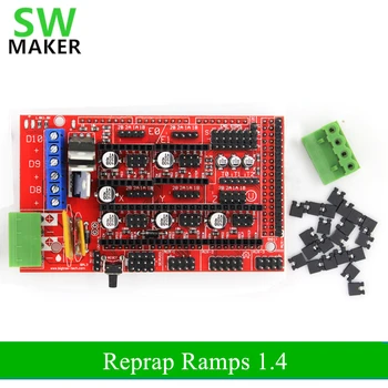 3D spausdintuvo dalys, Reprap Rampos 1.4, valdymo skydas, išplėstinis valdybos, A4988,Reprap Mendelio Prusa I3