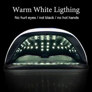 Nagų Džiovintuvas UV LED Nagų Lempa Manikiūro Su skystųjų KRISTALŲ Ekranas 4 Laiko Nustatymo 2020 Naujas Nagų Lempa Salonas Naudoti Nail Art Įranga