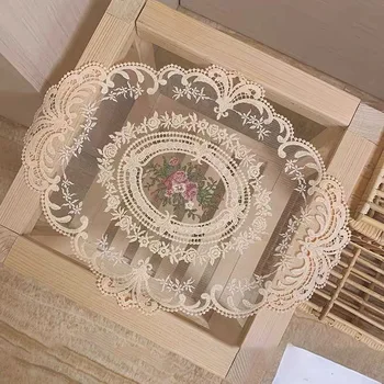 Derliaus prancūzų nėriniai lentelė kilimėlis ins siuvinėjimo staliukas staltiesė namų puošybai