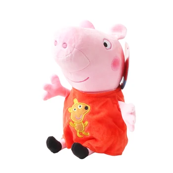 30cm Peppa Pig Draugais Pepa Pig Peppa Pig žaislai George Pliušinis Anime Pliušinis žaislas Lėlės Įdaryti pliušas Gyvūnams Kalėdų dovana Vaikams