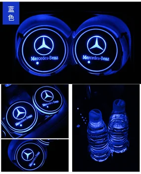 2vnt ubs, Šviesos, vandens puodelio, pagalvėlės, interjero atmosferą lempos logotipas šviesos projektorius logotipas mandagumo das auto