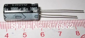 Nemokamas Pristatymas 16V1000UF 1000UF 16V dydis 8*12 elektrolitinius kondensatorius ORIGINAL 100VNT/DAUG Elektroninių Komponentų rinkinys