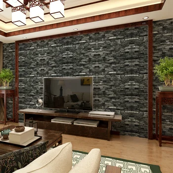 Namų Dekoro 3D PVC Medienos tekstūros Sienų Lipdukai Popieriaus Plytų, Akmens Tapetai Kaimiškas Efektu lipnios Vonios kambarys, Virtuvė, Lipdukai