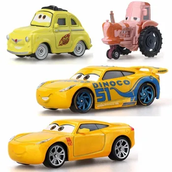 Disney Pixar Cars 3 Mcqueen Jackson Audra Mater Mack Sunkvežimių Diecast Metal Berniukas Žaislas Automobilis Švietimo Žaislai Vaikams, žaislai vaikams