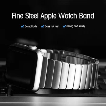 Nerūdijančio Plieno Dirželis iWatch serijos 5/4/3/2/1 38MM 40MM Metalo Apyrankė Watchband Apple Žiūrėti 5/4/3/2/1 42MM 44MM