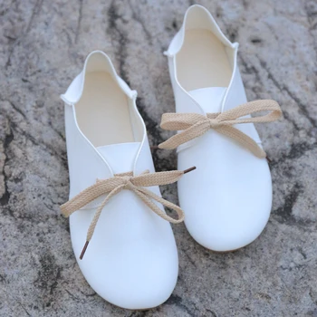 Rudenį naujų Mori apvalią galvutę butas balti bateliai retro atsitiktinis literatūros studentė moterų bendrosios batai banga