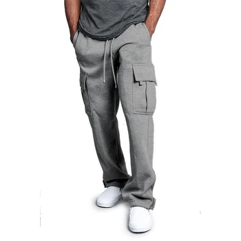 Multi Pocket Krovinių Kelnės Vyrams 2020 Naujas Mados Streetwear Atsitiktinis Vyrų Elastinga Raišteliu Juosmens Tactical Kelnes Pantalones Hombre