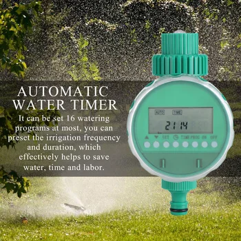 5vnt/set vandens laikmatis Automatinis Elektroninis LCD Ekranas Drėkinimo Sistemos, Sodo Šiltnamio efektą sukeliančių Žemės ūkio Laistymo Sistemos