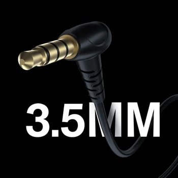 QKZ AK9 Ausines 3,5 mm ausų Laidinis Mikrofonas Volume Control laisvų Rankų įranga Samsung Galaxy S10 S9 S8, S7 