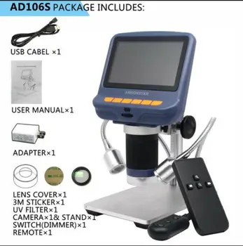 Andonstar Skaitmeninis Mikroskopas USB mikroskopą, telefono laikrodžių remontas litavimo įrankis bga smt papuošalai įvertinti biologinio naudoti