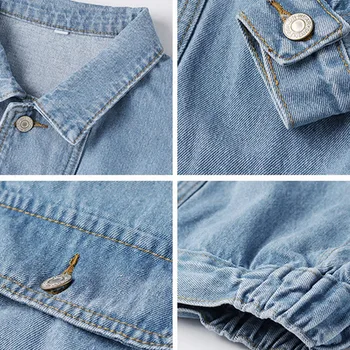 Didmeninė 2020 prekės džinsinio audinio drabužius striukė vyrams korėjos kailis studentų gražus švarkas Honkongo stiliaus prarasti atsitiktinis tendencija kailis