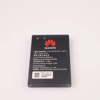 2020 metų HB824666RBC Baterija Huawei E5577 E5577Bs-937 Pakeitimo Batteria Realias galimybes Telefono 3000mAh