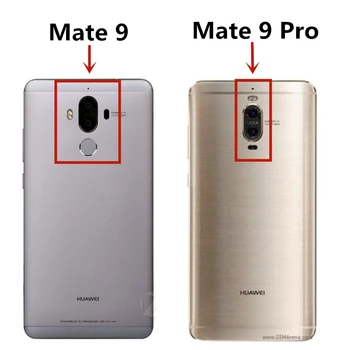 Aukštos Kokybės Kortelės Lizdas Telefono Turėtojas PU Odos Atveju Huawei Mate9 / Mate 9 Pro Lite Flip Cover Atveju Telefono Apvalkalas