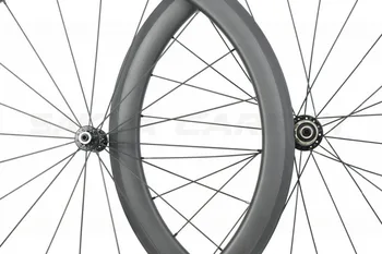 SC50TC-Ant ratų 50mm ant kelių dviratį anglies ratų 25mm plataus kelio anglies ratų 20/24H vertus statyti dviračio ratų