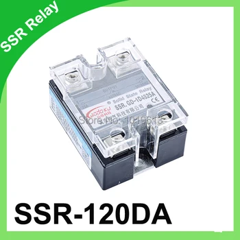 Ssr-120da 120A (solid state relay vienfaziai ssr įėjimas 3-32VDC išėjimo 480VAC