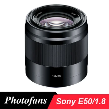 Sony 50/1.8 Objektyvas Sony E 50mm f/1.8 OSS Objektyvas (Juoda) Sony A5000 A5100 A6000 A6300 A6500