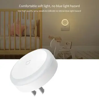 Originalus Xiaomi Mijia lizdas naktį šviesos jutiklis touch valdymas LED šviesos lova, naktį šviesos siena lempos, miegamojo kambarį