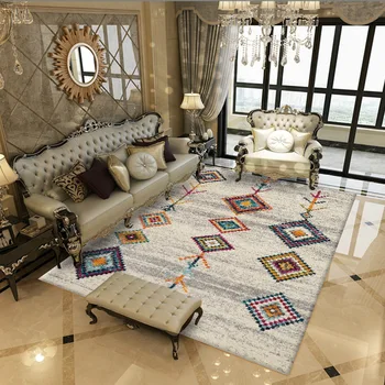 Boho Marokas Retro Kilimų 160x230 namų svetainė, Miegamasis Dekoro Didelis Plotas Kilimas neslidus Sofa-lova, Kėdė, Tyrimo Lentelė, Grindų Kilimėlis