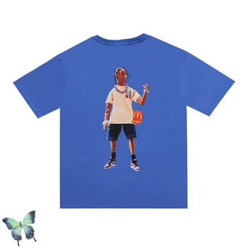 Scott Travis Cactus Jack 3D Spausdinimo T-marškinėliai Vyrams, Moterims, Klasikinės Mados Marškinėliai Kaktusas Miesto Streetwear Hip-hop Stiliaus marškinėliai