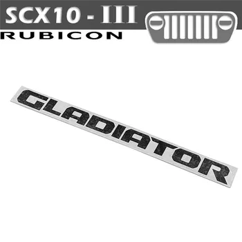 Atsparus vandeniui Automobilio Bagažinės Metalo Lipdukas AŠINIŲ SCX10 III Gladiatorių RC Automobilis 
