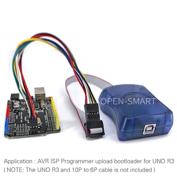 AVR ISP Programuotojas Suderinama w/ STK500 AVRISP už AVR Studio, įkelti įkrovos tvarkyklę už Arduino, įsirašykite programą AVR
