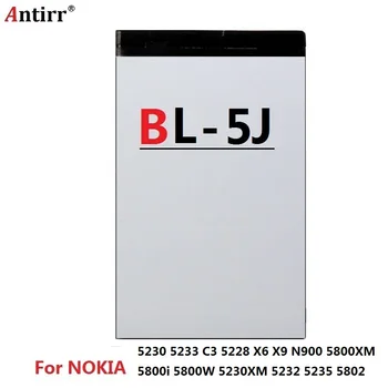 BL-5J baterija BL 5J Baterija Nokia 5800 Nuron 5230 5233 C3, 5228 X6 X9 N900 5800XM 5800i 5800W 5230XM 5232 5235 5802 Telefono Baterija
