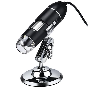 WIFI 1000x Skaitmeninis Mikroskopas su didinamasis stiklas Kamera 8 LED Su Stovu 