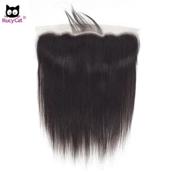 Rucycat Žmogaus Plaukų Uždarymo 13x4 Nėrinių Fronal Uždarymo Brazilian Hair Remy Tiesiai Priekinės Aukščiausios Kokybės 8-22 Colių Nėrinių Priekinės