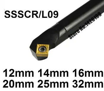 1PCS S12M-SSSCR09 S14N-SSSCR09 S16Q-SSSCR09 S20R-SSSCR09 S25S-SSSCR09 S32T-SSSCR09 SSSCL09 12mm-32mm CNC tekinimo įrankiai