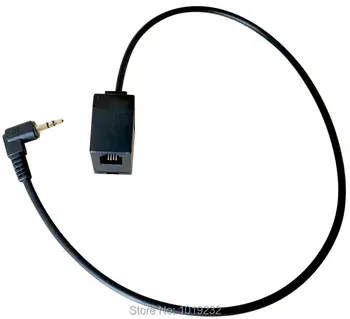 Nemokamas Pristatymas 2,5 mm plug ausinių adapteris RJ9 jack ausinių adapteris 2,5 mm Kištuko (Male) į RJ9 Modulinis Lizdas (Female) Adapterio Kabelis