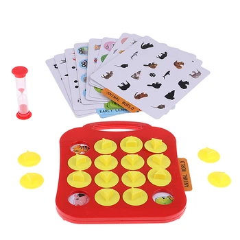 Bingo Žaidimas Vaikams, Vaikų Atminties Mokymo siūlą Žaidimo Pradžioje Švietimo Interaktyvus Žaislas stalo Žaidimas su Bingo Korteles