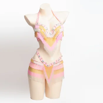 Karšto Pardavimo Moterų pilvo šokio kostiumų nustatyti pilvo šokių drabužius Seksualus Naktį kutas pilvo šokiai, dėvėti Genčių šokių kostiumai WY7103