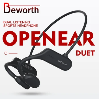 Bluetooth 5.0 Atviros Ausies Duetas, Trio Belaidžio Sporto Ausinių Supa Kaulų Garso Ausinės Stereo HD Laidumo Handfree Veikia