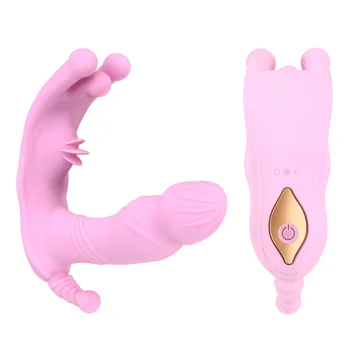 Erotinis Nešiojami Vibratorius, Sekso Žaislai Moterims, Dildo Vibracijos Kelnaitės Pažangios Šildymo 7 Režimu Klitorio Stimuliatorius
