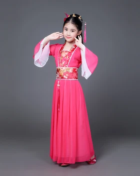 Vasaros Kinų Pasakų Kostiumai Moterims Identiški Paties Drabužių Motina ir Dukra Atitikimo Maxi Suknelės